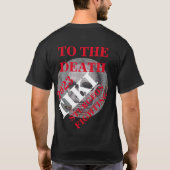 STEUR MAN VS VIS TOT DE DOOD T-SHIRT (Achterkant)