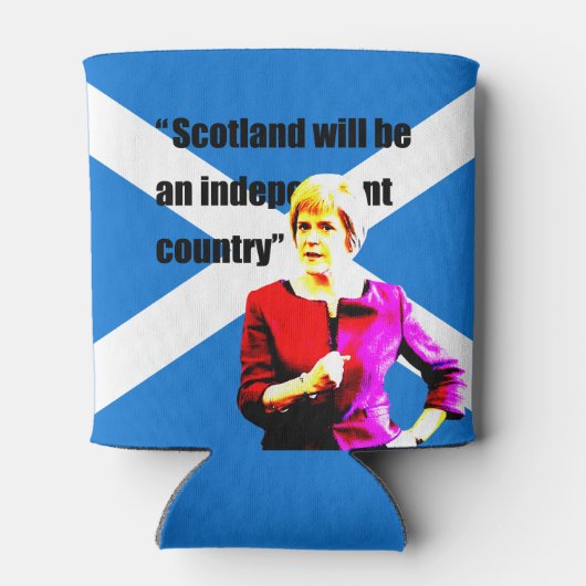 Steur: Schotland wordt een onafhankelijk land... Blikjeskoeler (Achterkant)