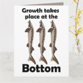 Steur Vis Bodembewoner Inspirerende Citaten Kaart (Gele Bloem)