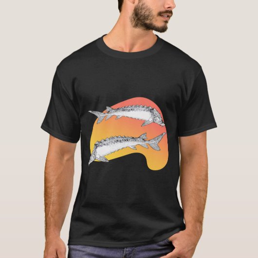 Steur Zonsondergang T-shirt (Voorkant)