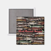 Steurmagneet - Noord-Amerikaanse steur Magneet (Voorkant / Achterkant)