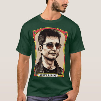 Steve Albini Retro Illustratie T-shirt