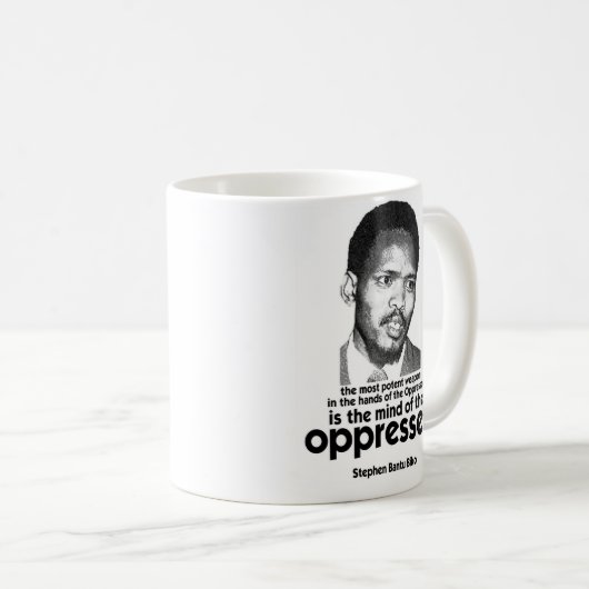 Steve Biko - Potent Weapon Koffiemok (Voorkant rechts)