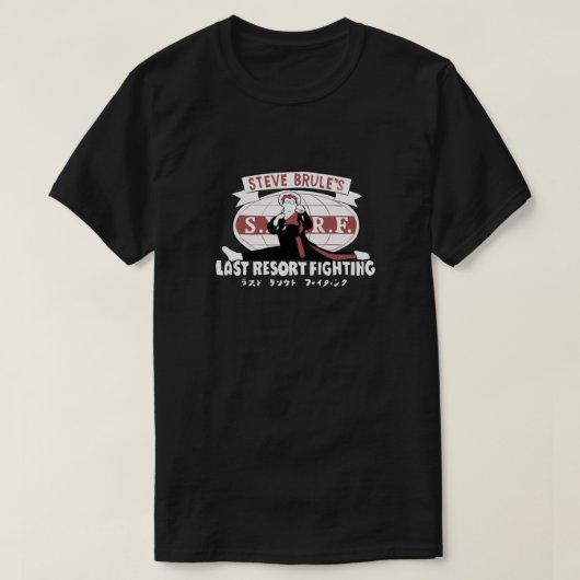 Steve Brule's last Resort Fighting Fited Scoop T-shirt (Design voorkant)