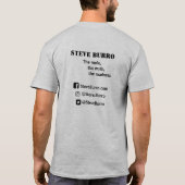 Steve Burro Mannen T-Shirt (Achterkant)