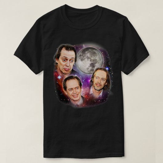 Steve Buscemi Moon T-shirt (Design voorkant)