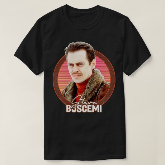 Steve Buscemi Retro Style Fan Art Design 1 T-shirt (Design voorkant)