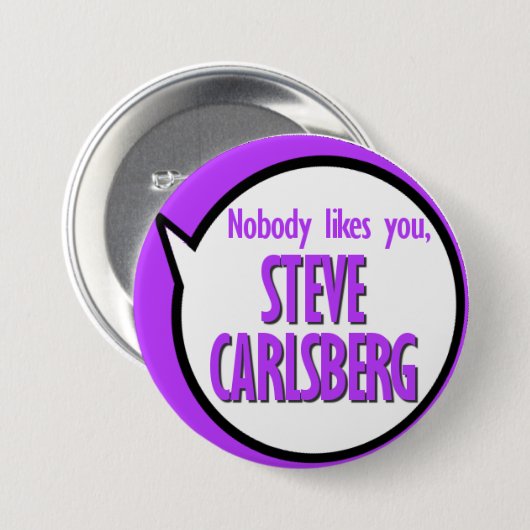 Steve Carlsberg Button (Voorkant /achterkant)
