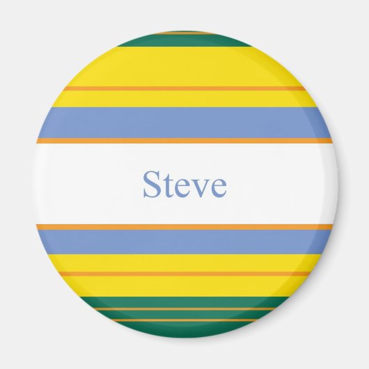 Steve Classic Stripes Magneet (Voorkant)