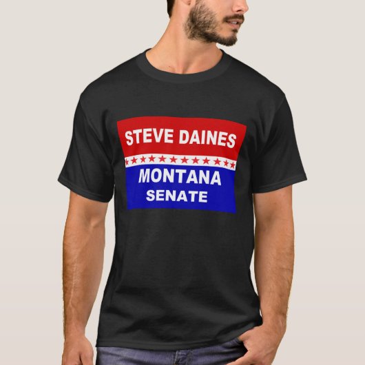 Steve Daines Montana Senate T-shirt (Voorkant)