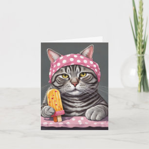 Steve de tabby kat verjaardag instant downloaden e kaart