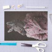 Steve de Zebra Tissuepapier (Craft)