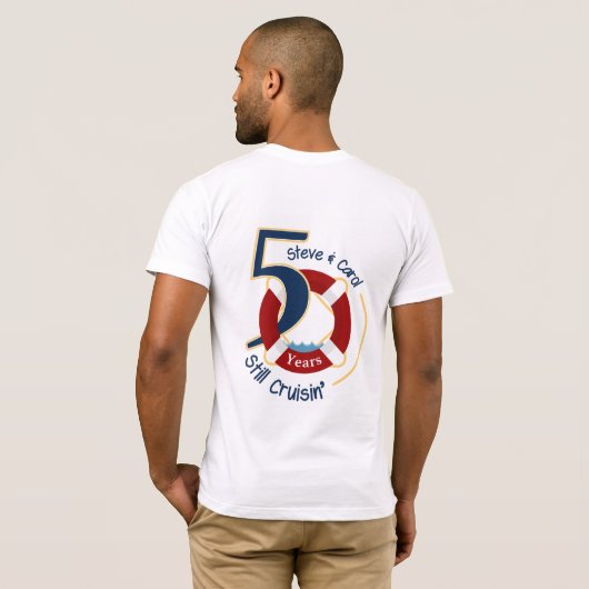 Steve en Carol, nog steeds Cruisin' T-shirt (Achterkant volledig)