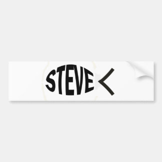 Steve Fish Bumpersticker