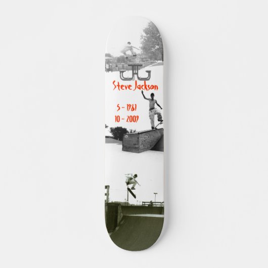 Steve Jackson Skateboard (Voorkant)