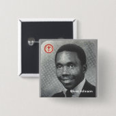 Steve Johnson Vierkante Button 5,1 Cm (Voorkant /achterkant)