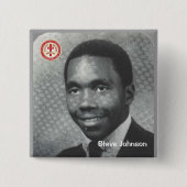 Steve Johnson Vierkante Button 5,1 Cm (Voorkant)