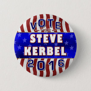 Steve Kerbel President 2016 Verkiezingslibertarian Ronde Button 5,7 Cm