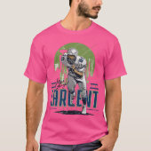 Steve Largent-speler Skyline T-shirt (Voorkant)