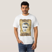 steve mac queen wanted t-shirt (Voorkant volledig)