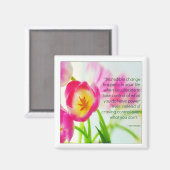 Steve Maraboli citaat over "Verandering" Magneet (Voorkant / Achterkant)