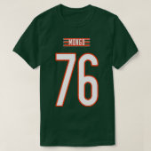Steve McMichael Mongo Chicago Jersey FrontBack Pro T-shirt (Design voorkant)