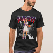 Steve Nash Phoeni Basketball Legend MVP Signature  T-shirt (Voorkant)
