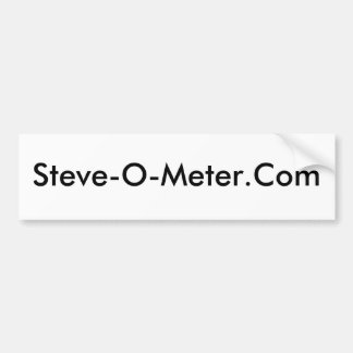 Steve-O-Meter.Com Bumpersticker