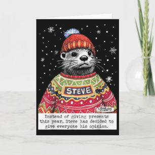 Steve Otter In Plaats Van Dit Jaar Geschenken Te G Kaart