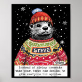 Steve Otter Instead Of Giving This Year Poster (Voorkant)