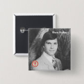 Steve Pavlich Vierkante Button 5,1 Cm (Voorkant /achterkant)