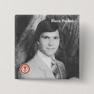 Steve Pavlich Vierkante Button 5,1 Cm