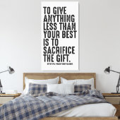 Steve Prefontaine Quote Canvas Afdruk (Insitu (Slaapkamer))