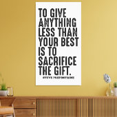 Steve Prefontaine Quote Canvas Afdruk (Insitu (Woonkamer))