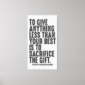 Steve Prefontaine Quote Canvas Afdruk (Voorkant)