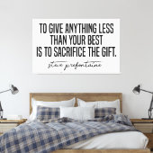 Steve Prefontaine Quote Canvas Afdruk (Insitu (Slaapkamer))