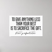 Steve Prefontaine Quote Canvas Afdruk (Voorkant)