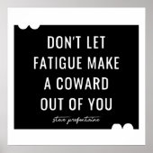 Steve Prefontaine Quote Poster (Voorkant)