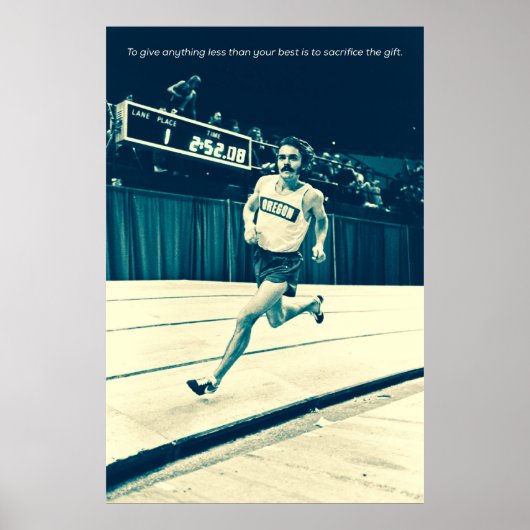Steve Prefontaine Quotes Poster (Voorkant)