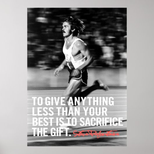 Steve Prefontaine Quotes Poster (Voorkant)