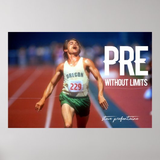 Steve Prefontaine Quotes Poster (Voorkant)