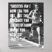 Steve Prefontaine Quotes Poster (Voorkant)