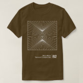 Steve Reich origineel minimalistisch grafisch ontw T-shirt (Design voorkant)
