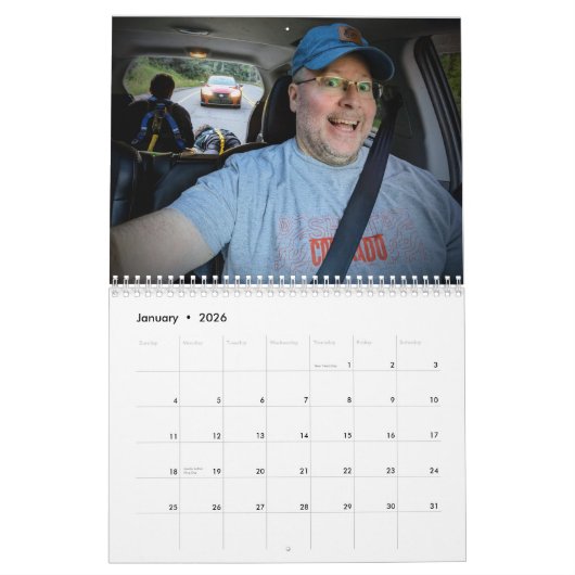 Steve Selfie Kalender - Maar waarom? (Jan 2026)