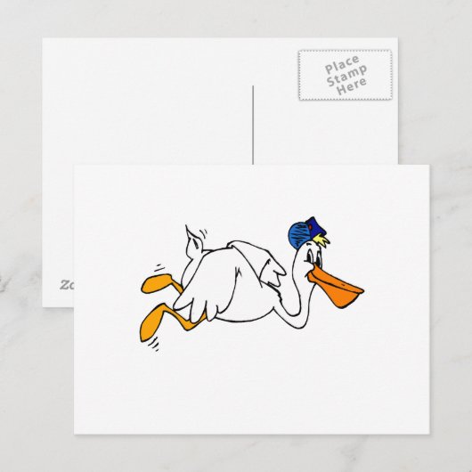 Steve Stork Briefkaart (Voorkant / Achterkant)