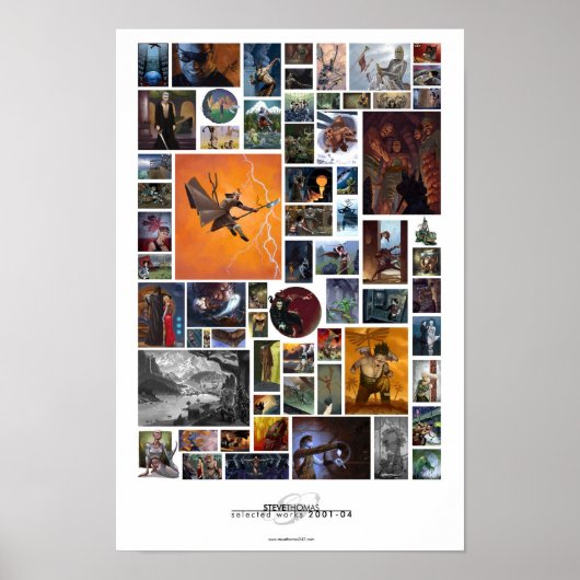 Steve Thomas Art Poster (Voorkant)