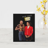 Steve Urkel familie zegt ja! Sticker Kaart (Gele Bloem)