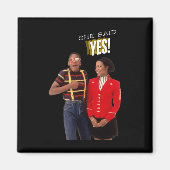 Steve Urkel familie zegt ja! Sticker Magneet (Voorkant)