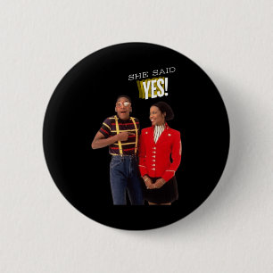 Steve Urkel familie zegt ja! Sticker Ronde Button 5,7 Cm