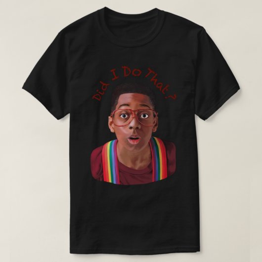 Steve Urkel ~Heb ik dat gedaan? T-shirt (Design voorkant)
